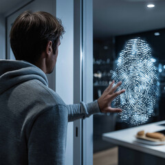 Synthetic identity fraud. Smart home access granted to unknown synthetic ID image.