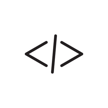 Editable coding, coder, website icon design vector illustrator