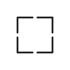 Editable Fullscreen Un Fullscreen icon vector design illustrator