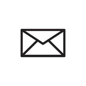 Editable mail icon vector design illustrator