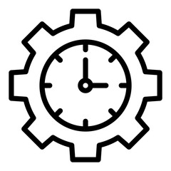 gears time line icon