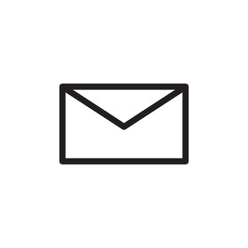 Editable mail icon vector design illustrator