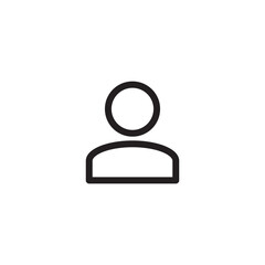 Editable person icon vector design illustrator