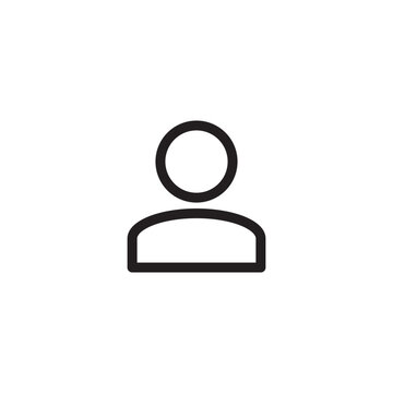 Editable person icon vector design illustrator