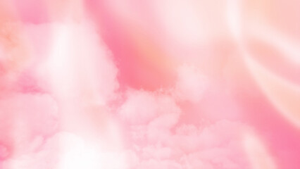 空と光のグラデーション - ピンク