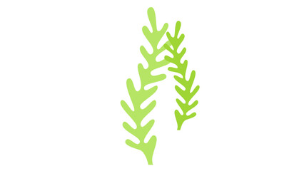 Green Kelp Seaweed Icon © Ibrahim