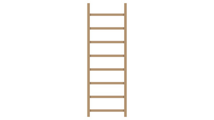 Wooden Ladder Shelf Icon © Ibrahim