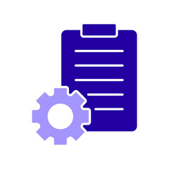 Obraz premium Icon a task management, isolated against a clean background.