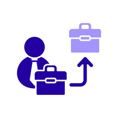 Icon a side hustle, isolated against a clean background.