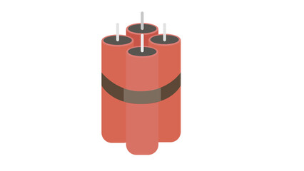 Red Dynamite Bundle With Fuse © Ibrahim