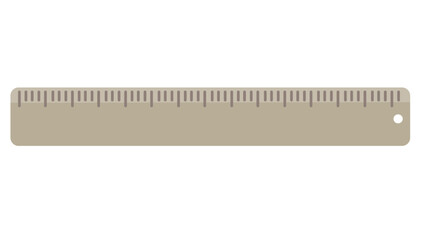Metric System Straight Ruler Icon