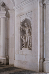 Obraz premium estatua palácio rococó barroco europa