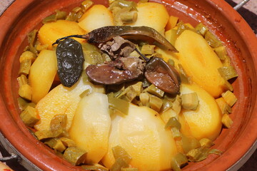 Fresh Moroccan Tajine Close Up