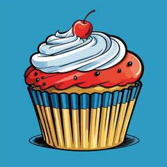 cup cake vector for design needs