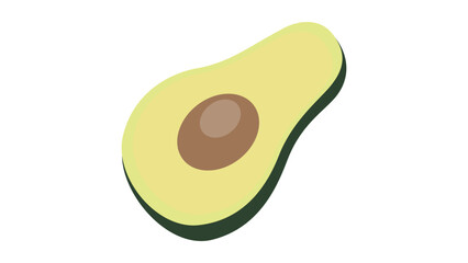Avocado Fruit Half Icon