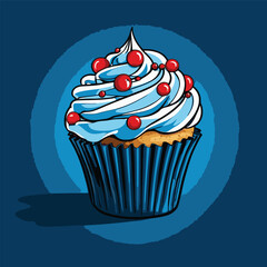 cup cake vector for design needs