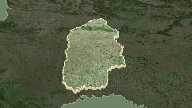 Khmelnytskyy region, Ukraine, extruded. 