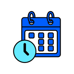 Icon a schedule, isolated against a clean background.