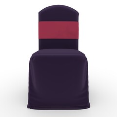 3d render Banquet Chair design element Furniture