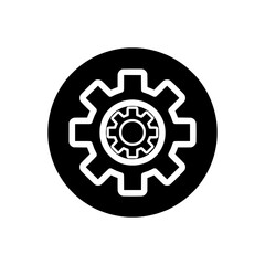 Double Cogwheel Symbol for Configuration and Options