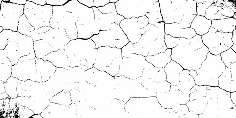 White cracked wall above  brick wall with  cracks and black spots creating  textured and  cracked surface with peeling and damaged texture