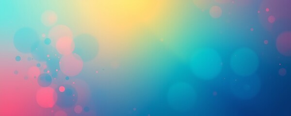 a gradient background transitioning through tropical paradise hues of vibrant turquoise, coral pink, golden yellow, and deep blue with a smooth and visually appealing blend.