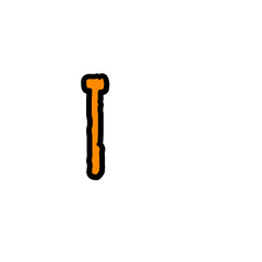 screwdriver isolated on white background