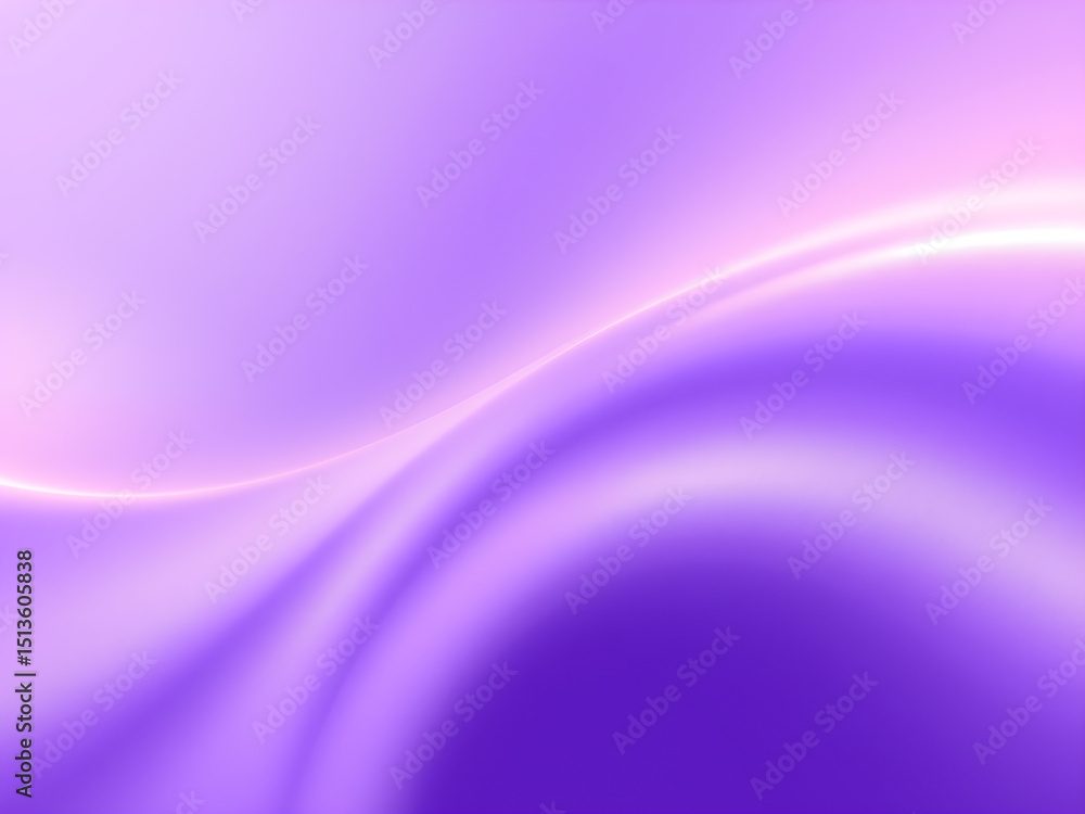 Poster abstract purple background with smooth waves and light gradients creating a soft and elegant texture