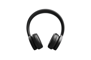 Black over-ear wireless headphones with padded ear cups and adjustable headband for immersive music listening, o editing, and comfortable long-term wear