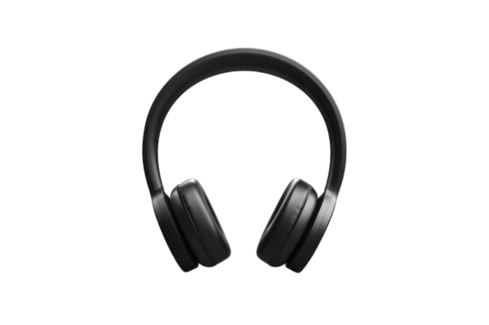 Black over-ear wireless headphones with padded ear cups and adjustable headband for immersive music listening, o editing, and comfortable long-term wear
