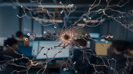 Neural Network Visualization Abstract Representation of a Complex System