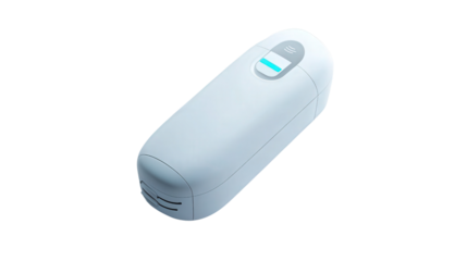 Bluetooth-connected inhaler, Transparent background, PNG file