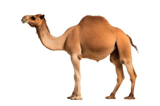 camel isolated on white