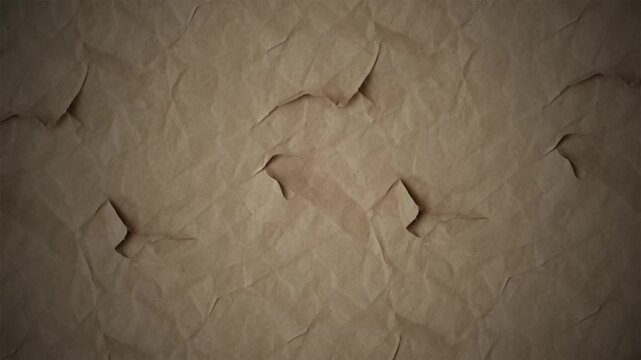 Light Beige Paper With Creased Texture Motion