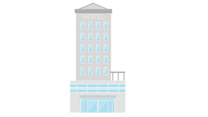 column isolated on white background