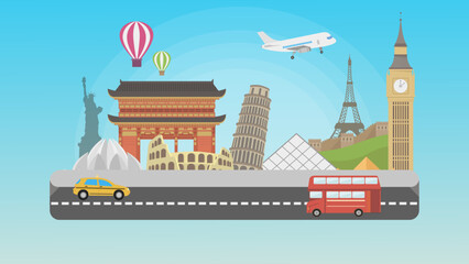 Fototapeta premium travel and landmarks