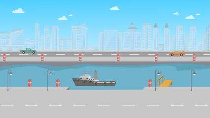 Obraz premium oil refinery plant