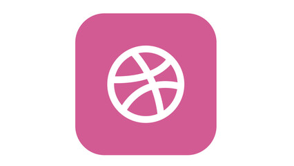 vector illustration of a dribble logo