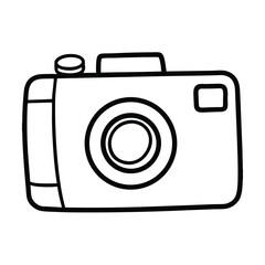 Hand Drawn Camera Icon Design