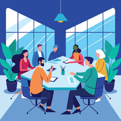 Conference Room Meeting With Professionals