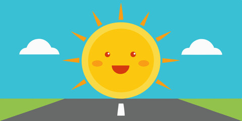 Fototapeta premium sun and moon