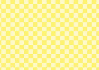 シンプルな黄色の格子柄の背景素材	
