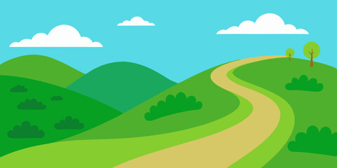 Obraz premium landscape with mountains