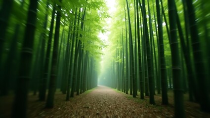 Fototapeta premium Bamboo Forest Breeze 