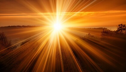 Obraz premium real warm sun lens flare effect background texture