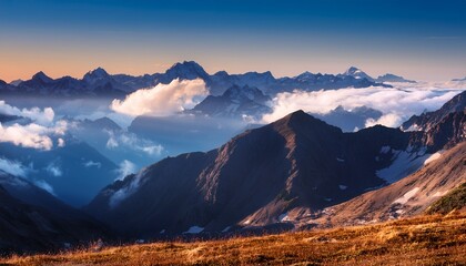 Fototapeta premium mountains in the morning