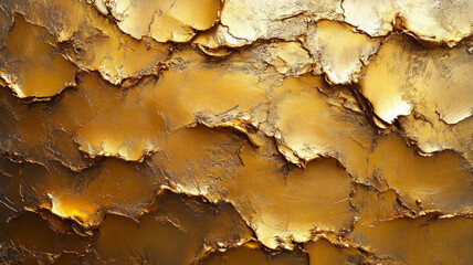 Obraz premium Abstract background with texture of golden cracks. Art projects, interior design, advertising materials.