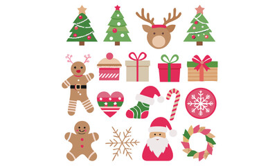 christmas element vector