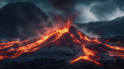 fire in the mountains