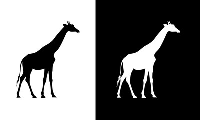 giraffe silhouette.eps